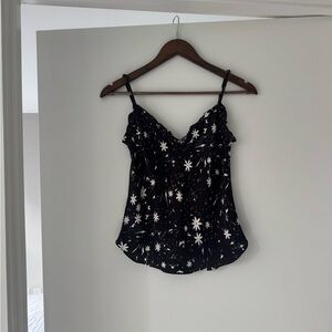 Wilfred Black and White Floral Camisole